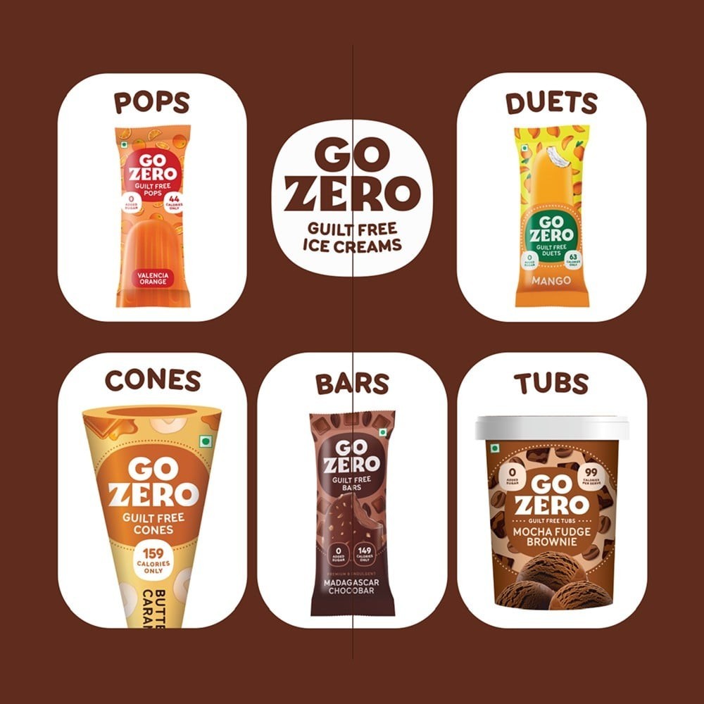 Go Zero Belgian Dark Chocolate Guilt Free Ice Cream Cup