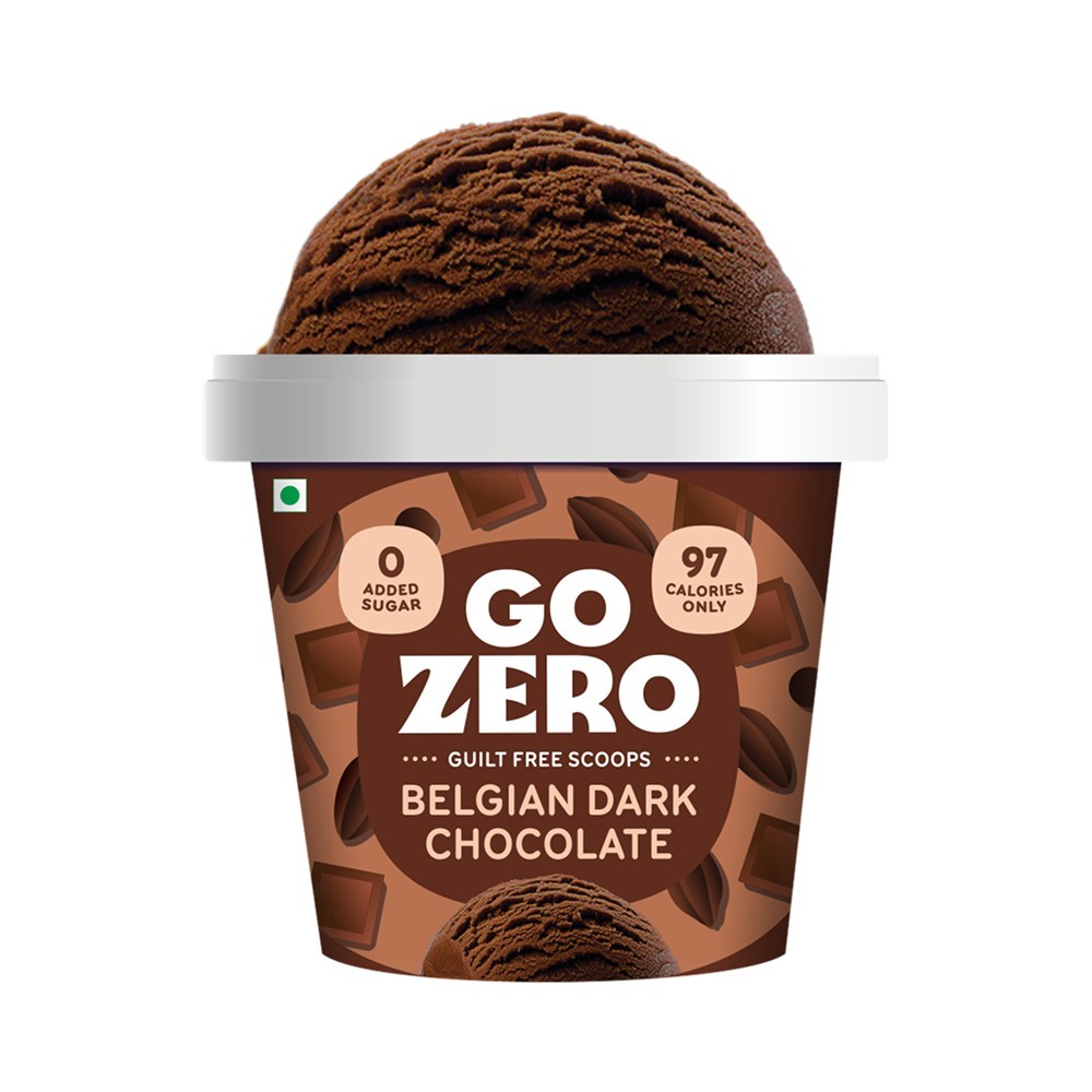 Go Zero Belgian Dark Chocolate Guilt Free Ice Cream Cup