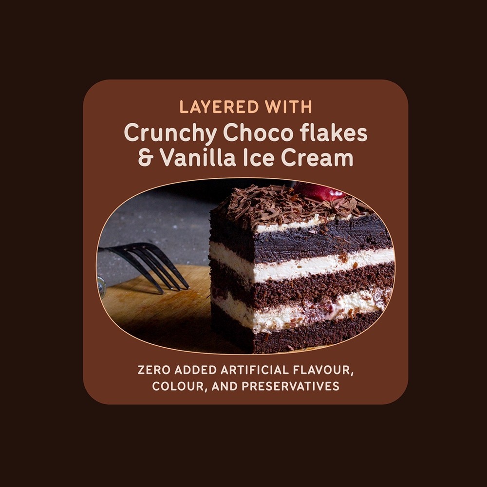 Go Zero Black Forest Ice Cream Pastry