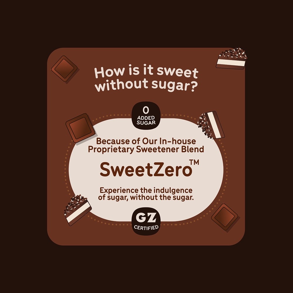 Go Zero Black Forest Ice Cream Pastry