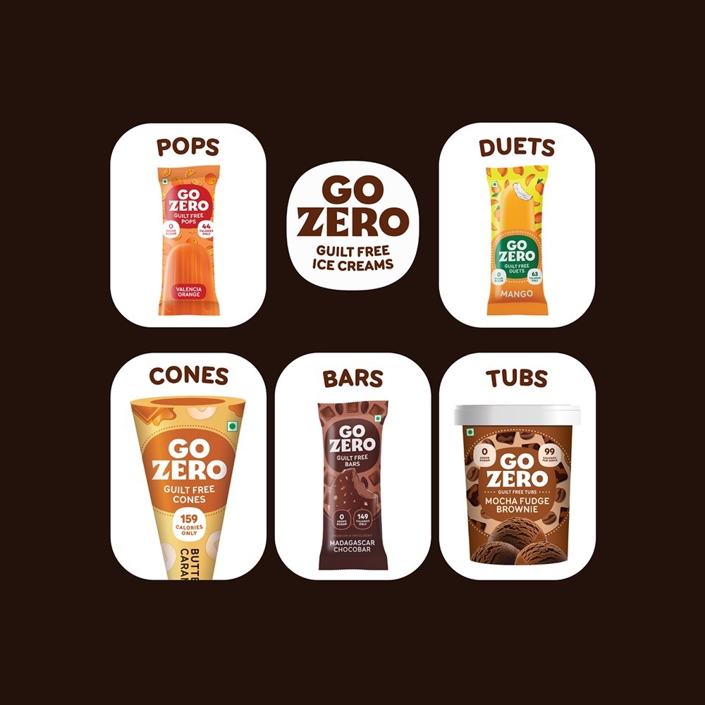 Go Zero Black Forest Ice Cream Pastry