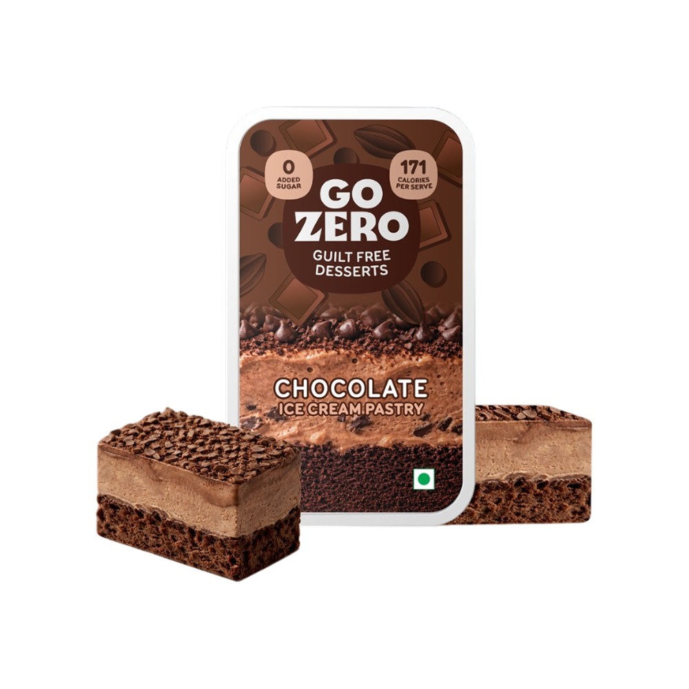 Go Zero Chocolate Ice Cream Pastry