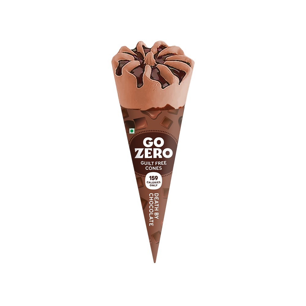 Go Zero Death By Chocolate Guilt Free Ice Cream Cone
