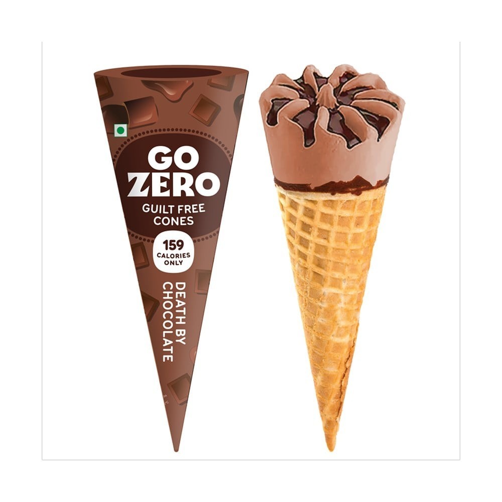 Go Zero Death By Chocolate Guilt Free Ice Cream Cone