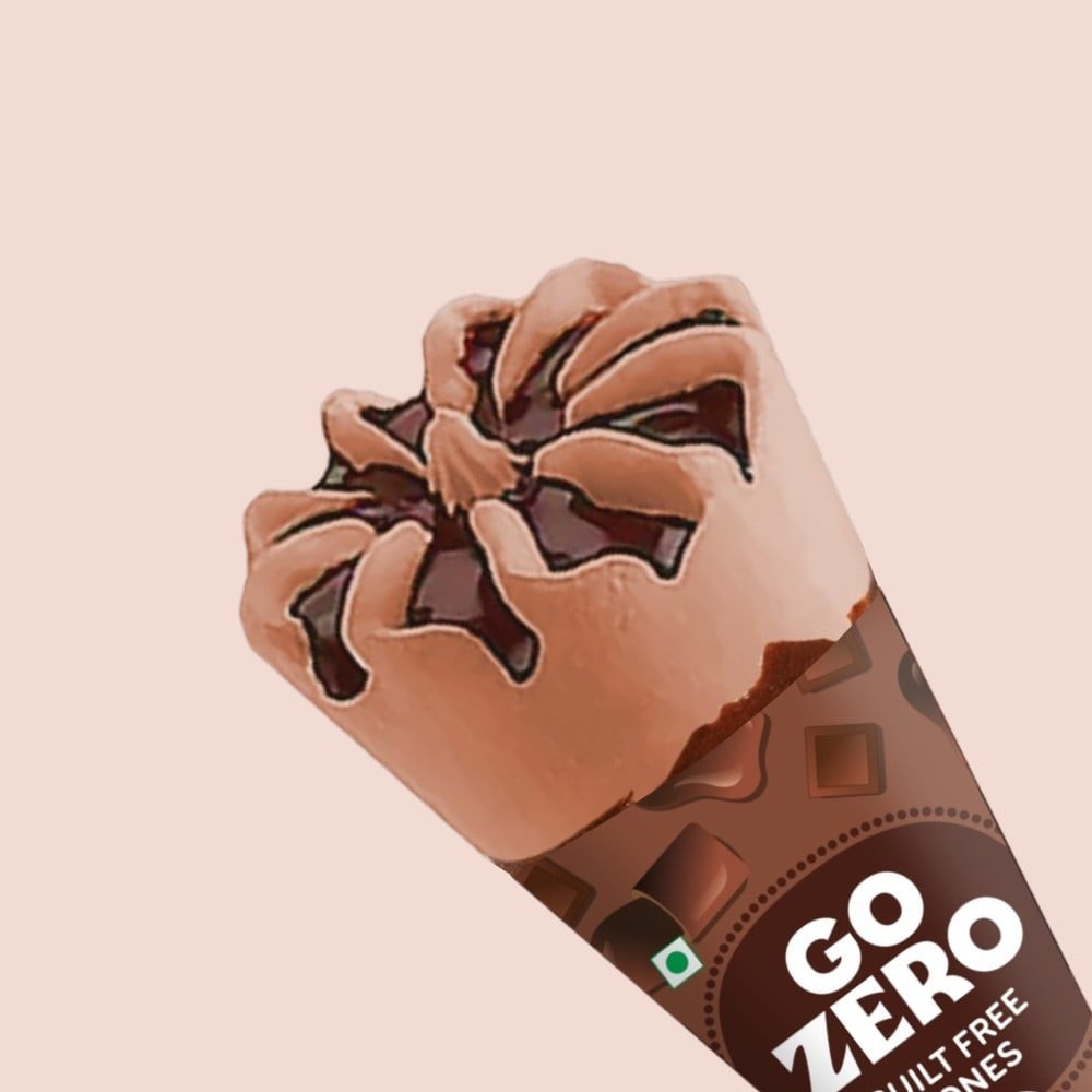 Go Zero Death By Chocolate Guilt Free Ice Cream Cone