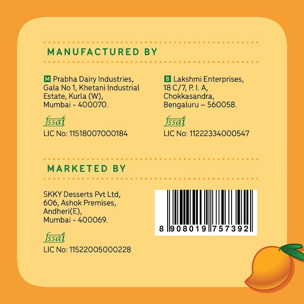 Go Zero Mad Over Mango Guilt Free Ice Cream Cup