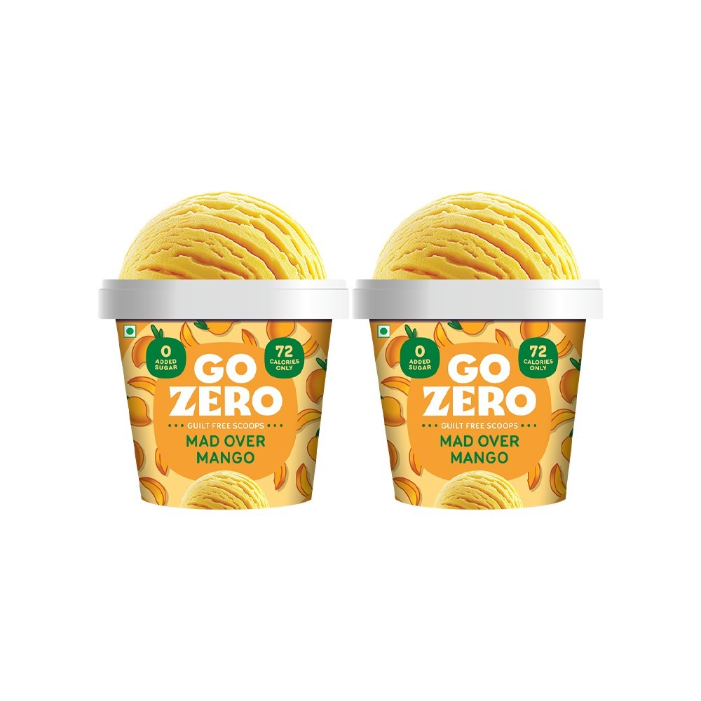 Go Zero Mad Over Mango Guilt Free Ice Cream Cup