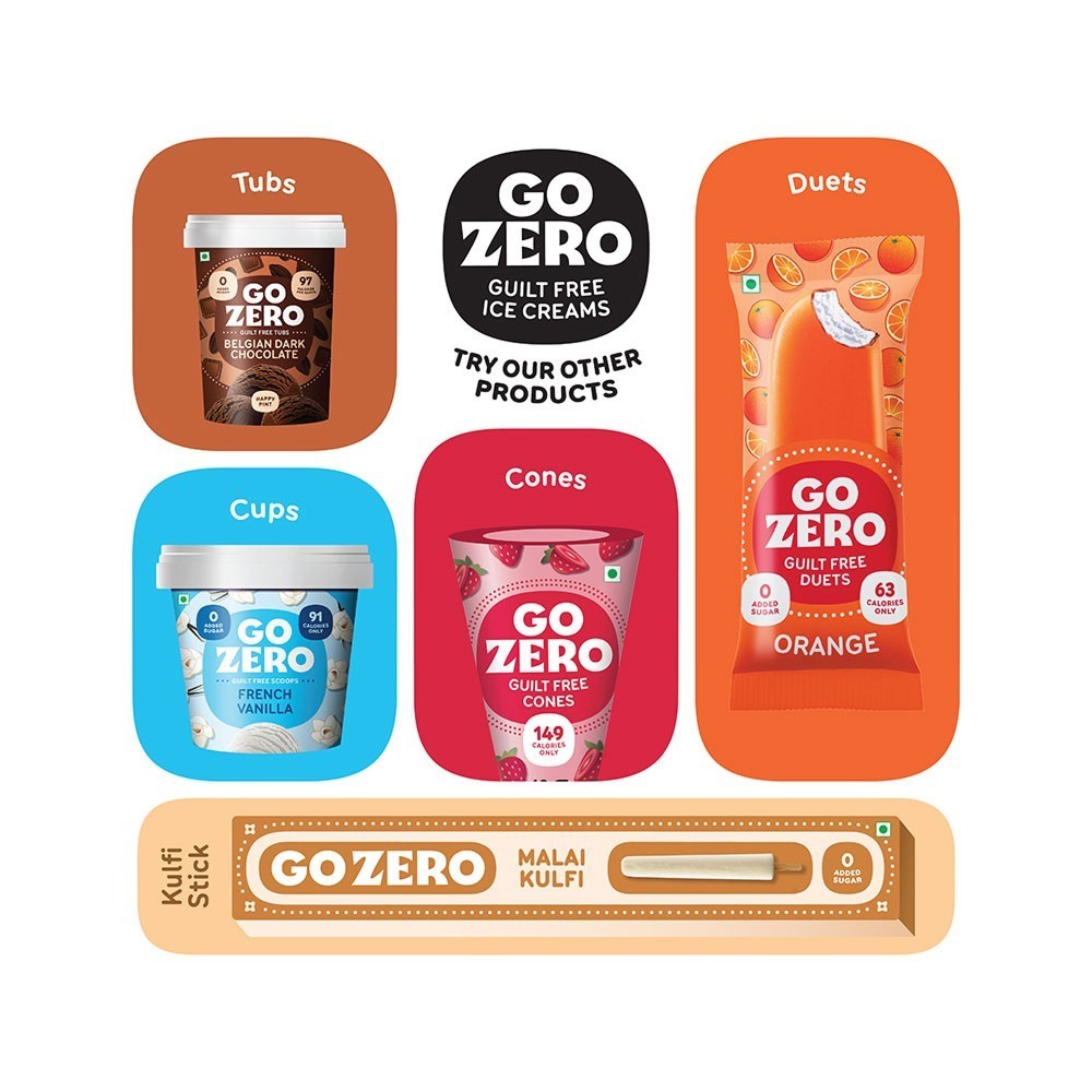 Go Zero Mango Duet Guilt Free Ice Cream Stick