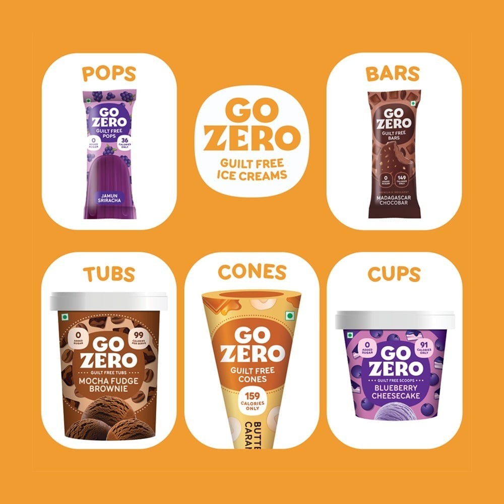 Go Zero Mango Duet Guilt Free Ice Cream Stick