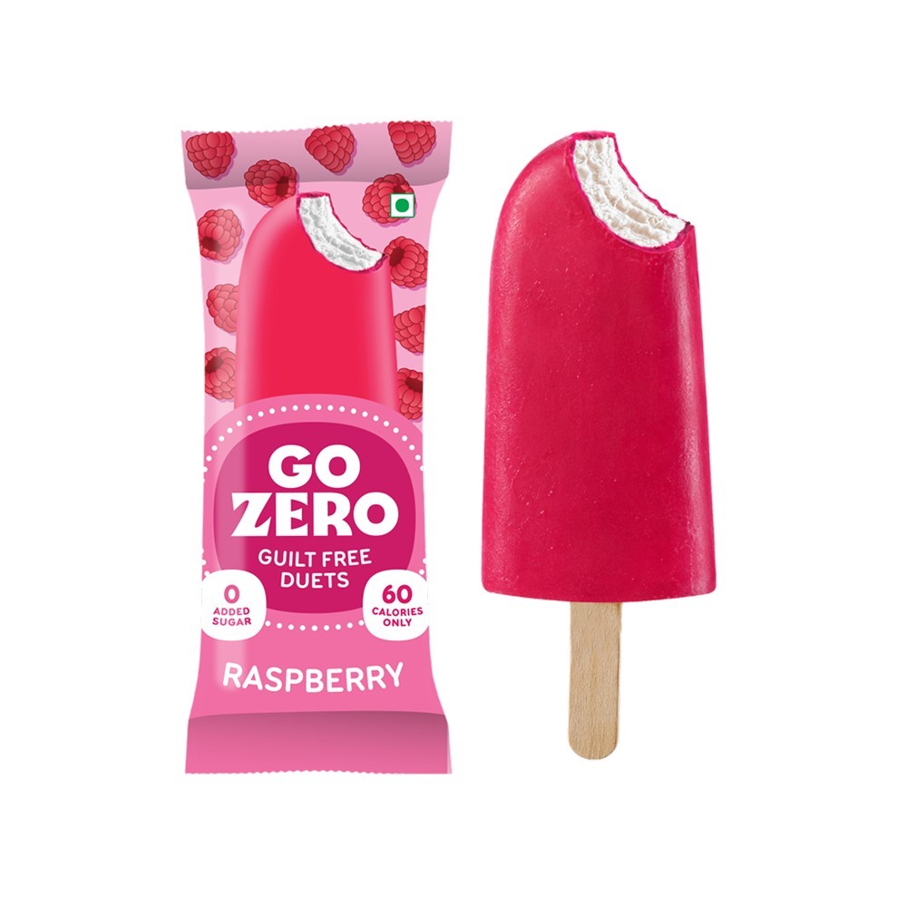 Go Zero Raspberry Duet Guilt Free Ice Cream Stick