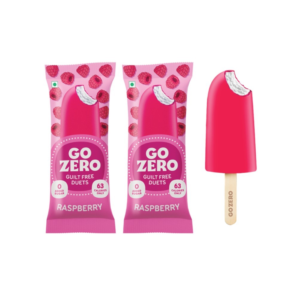 Go Zero Raspberry Duet Guilt Free Ice Cream Stick