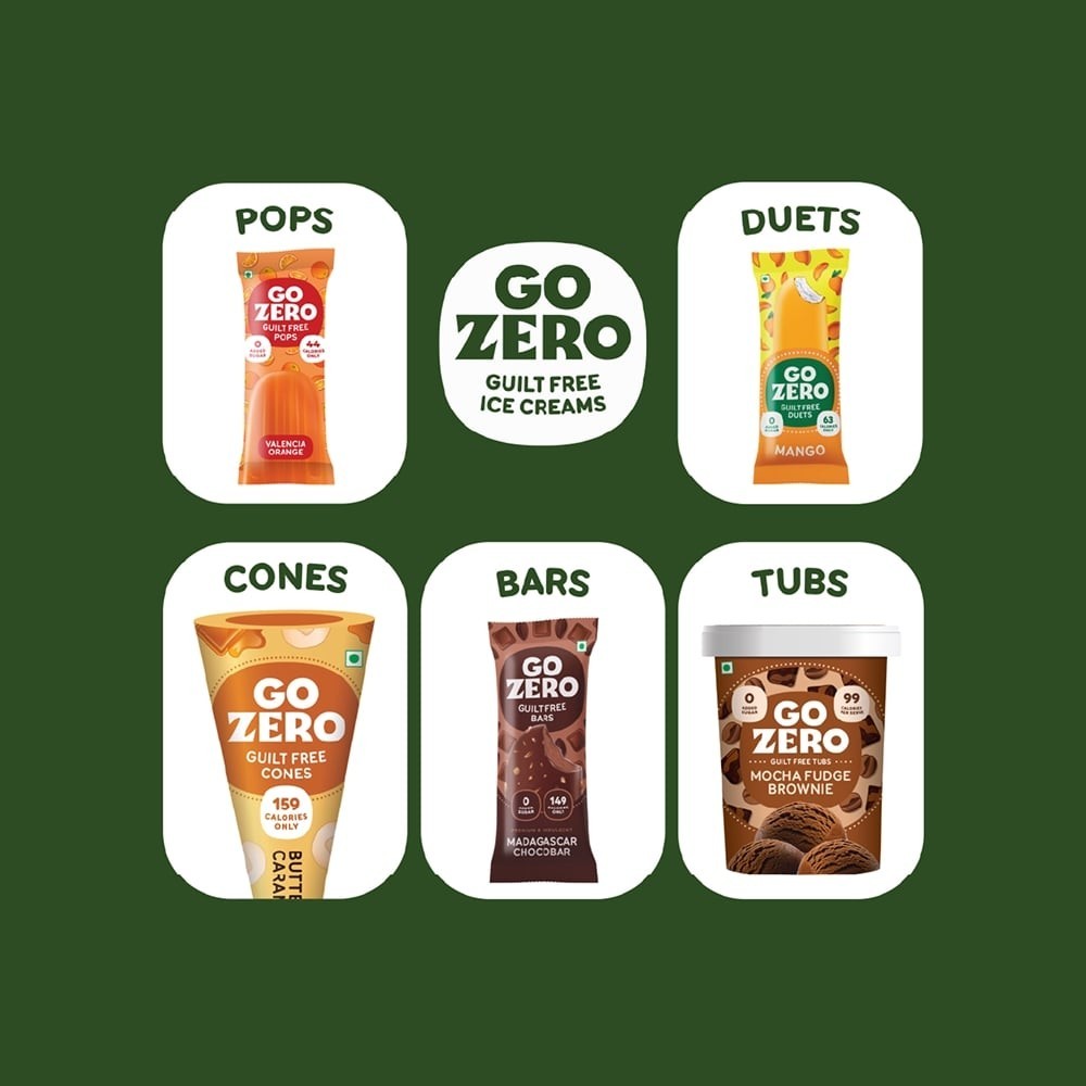 Go Zero Tender Coconut Ice Cream Tub