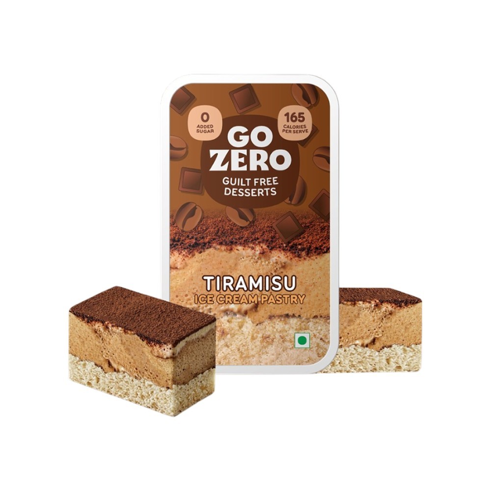 Go Zero Tiramisu Ice Cream Pastry