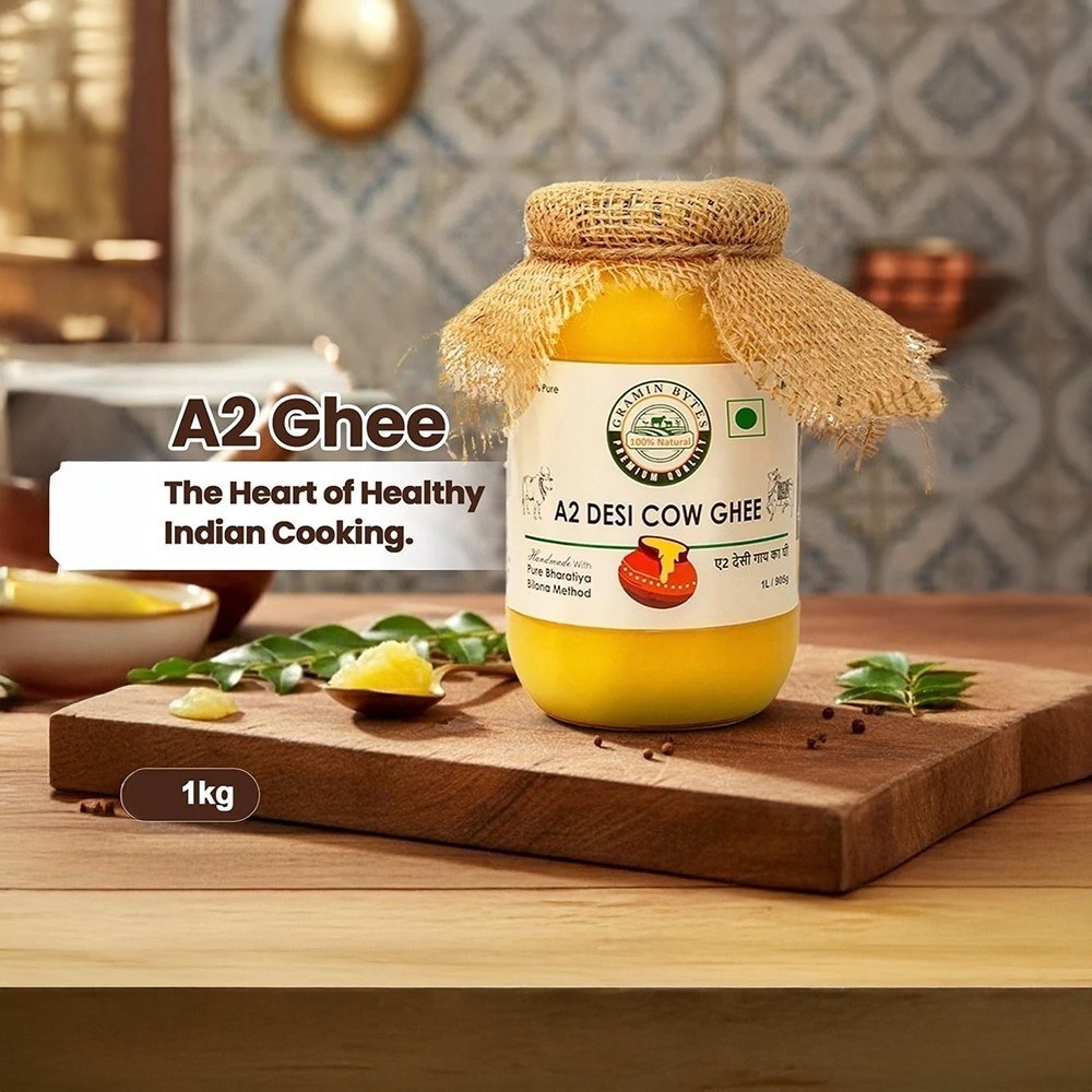 Gramin Bytes A2 Bilona Desi Cow Ghee