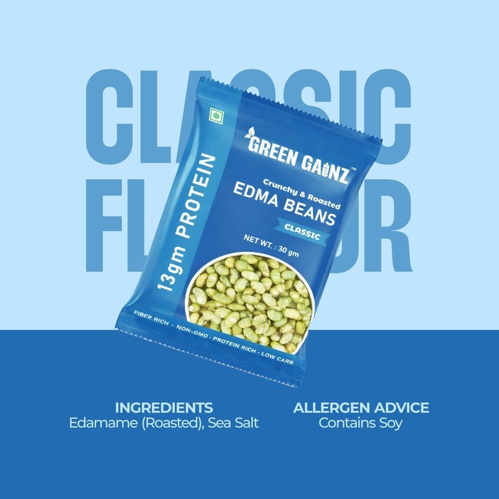 Green Gainz Classic Roasted Edamame