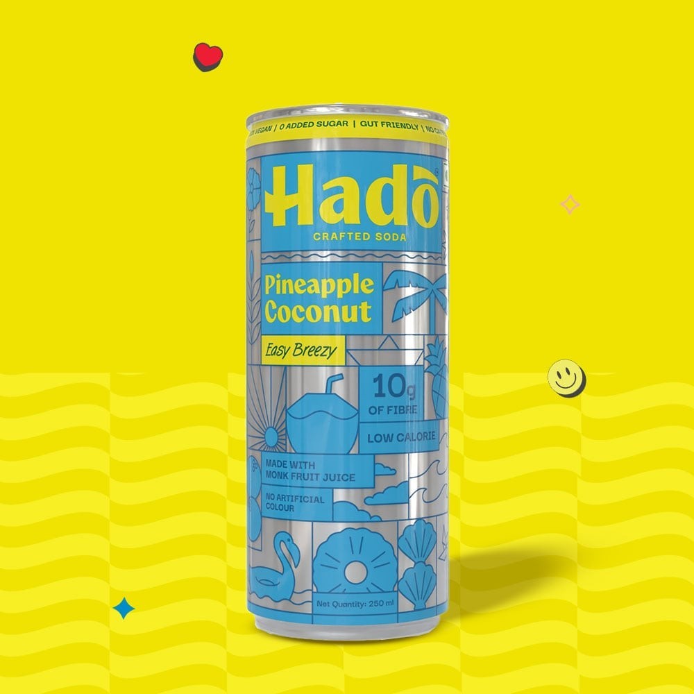 Hado Pineapple Coconut Crafted Soda