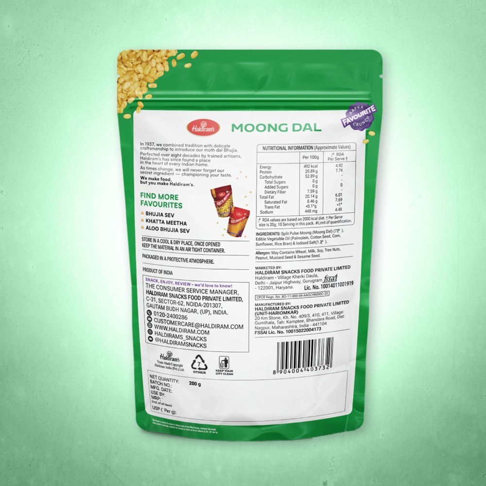 Haldiram's Nagpur Moong Dal Namkeen