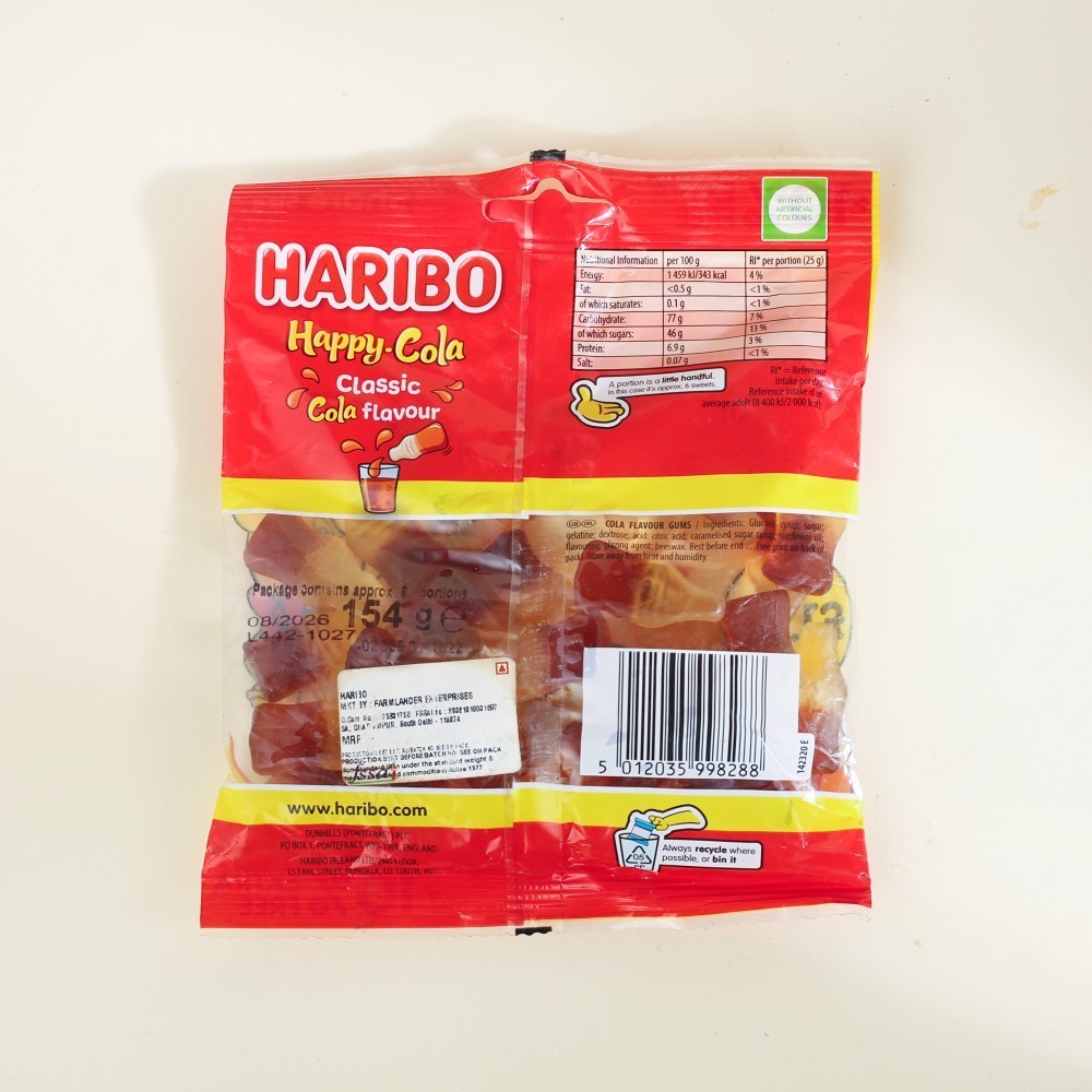 Haribo Happy Cola Jelly Candy