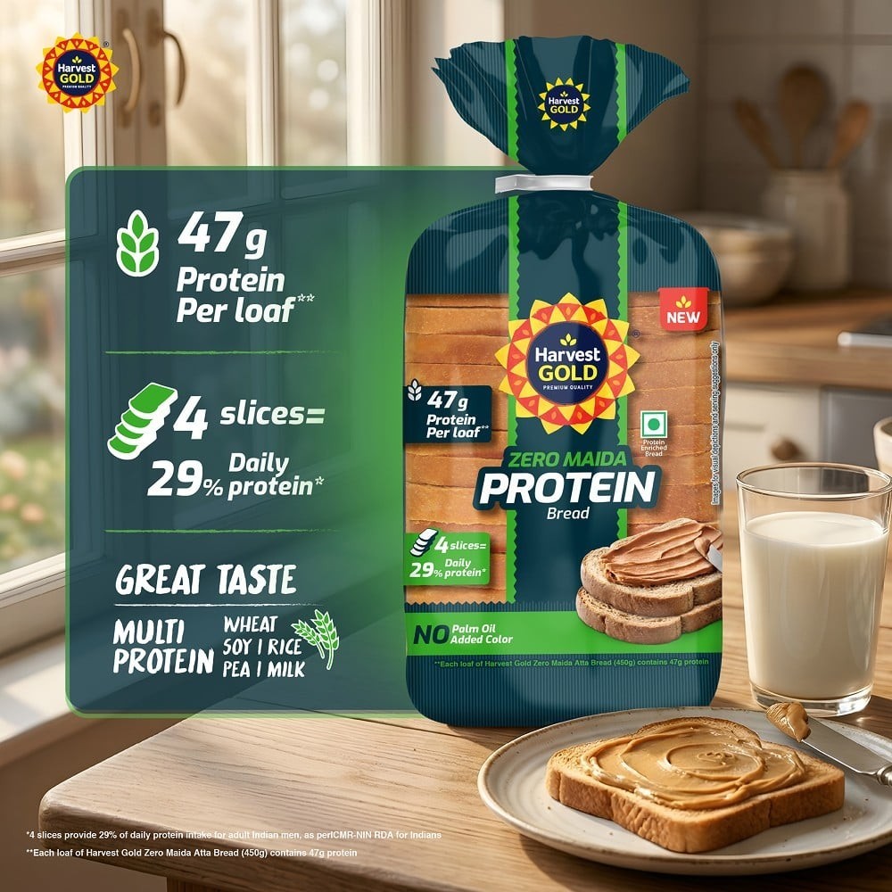 Harvest Gold Zero Maida Protein Bread