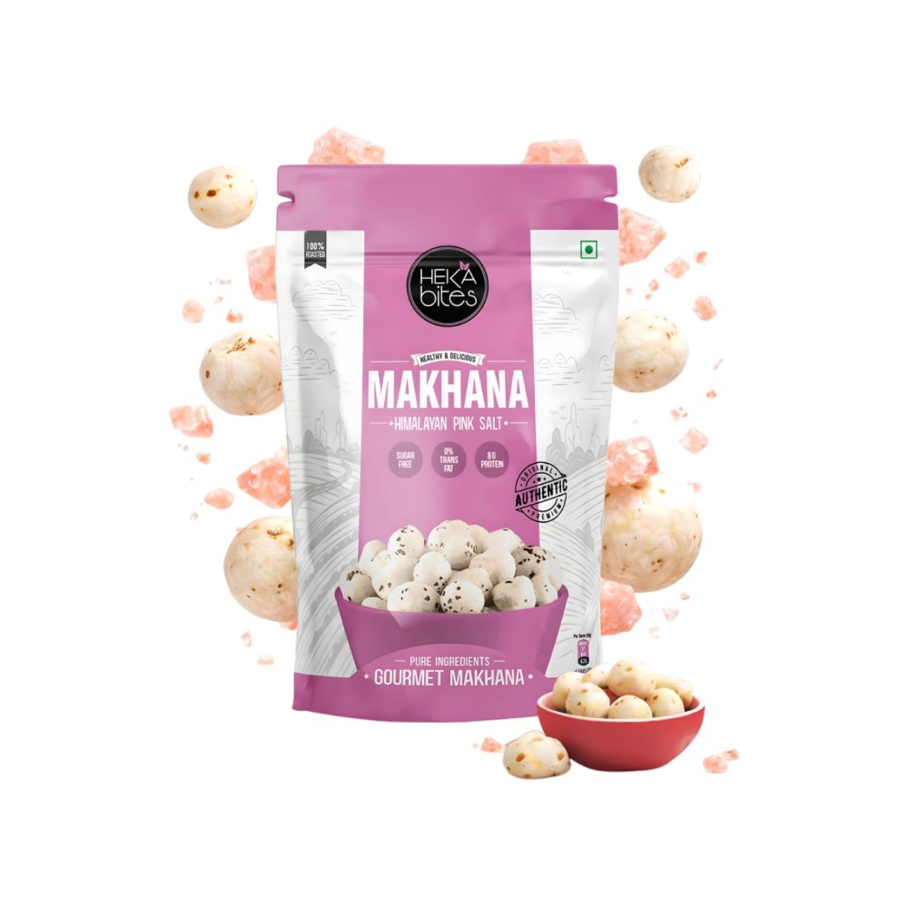 Heka Bites Himalayan Pink Salt Flavoured Makhana