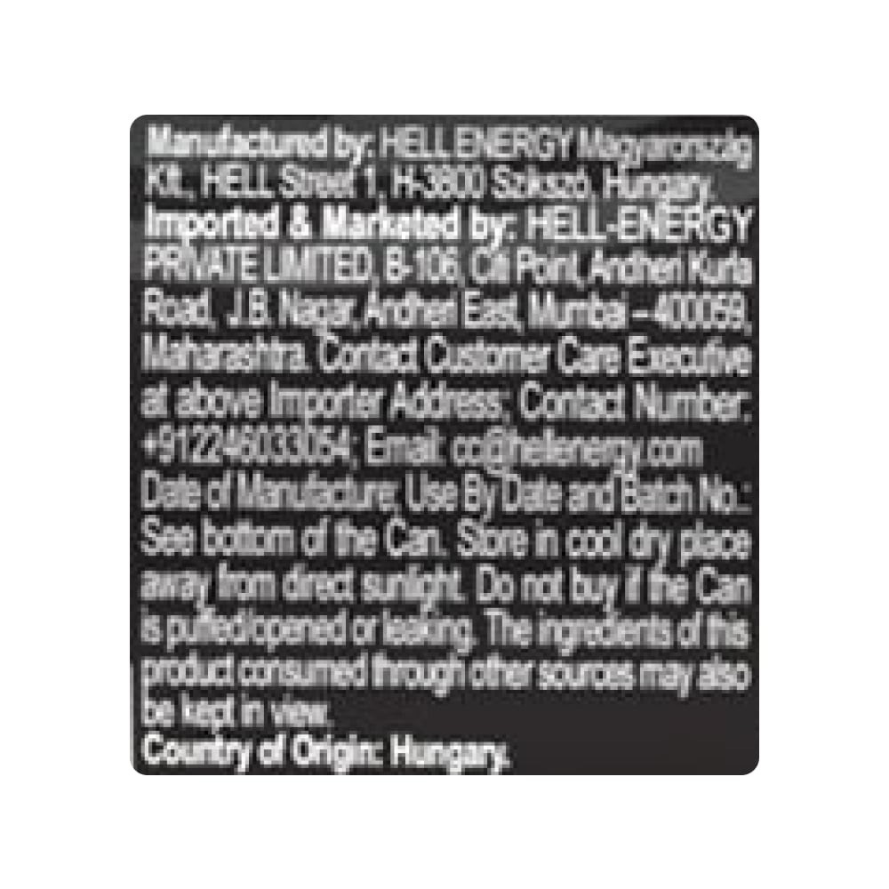 Hell Energy Apple Energy Drink - 250 ml
