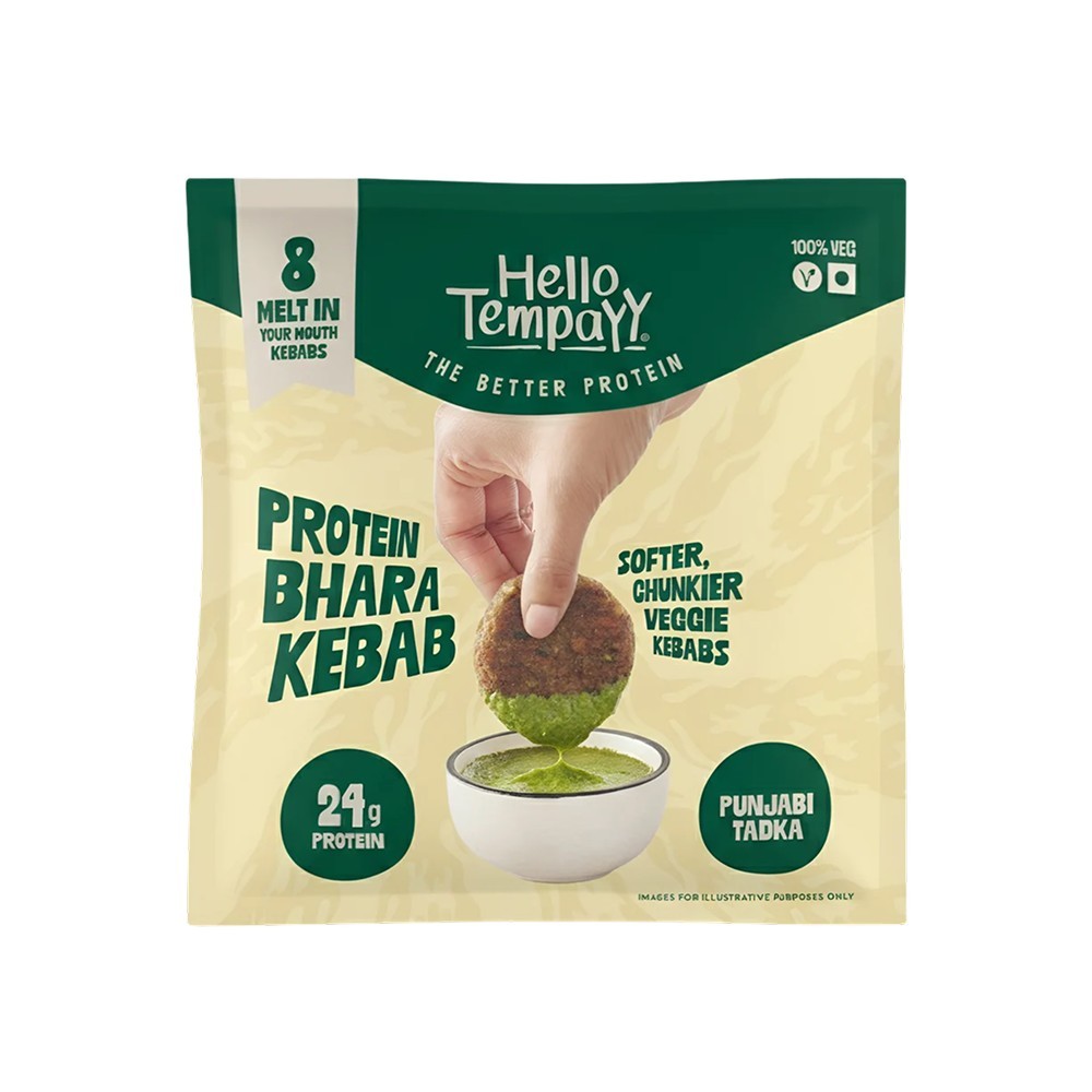 Hello Tempayy Protein Bhara Veg Kebab