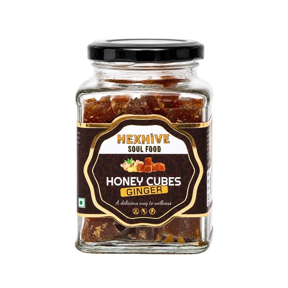 Hexhive Soul Food Honey Ginger Digestive Candy Cubes