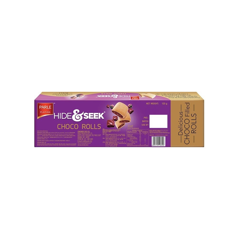 Hide & Seek Choco Rolls Sandwich Cream Biscuits