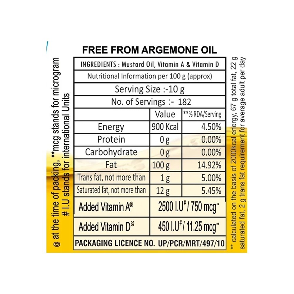 Himalayan Yellow Mustard Oil