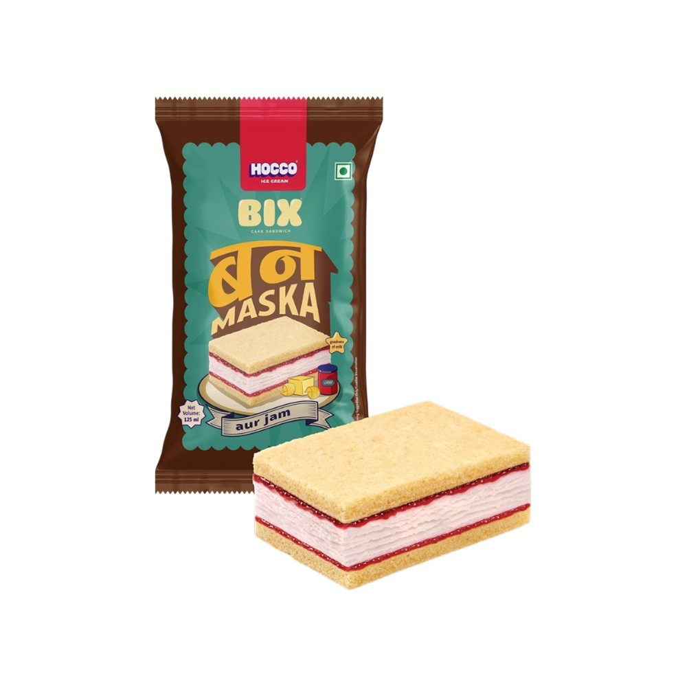 Hocco Bun Maska & Jam Ice Cream Sandwich