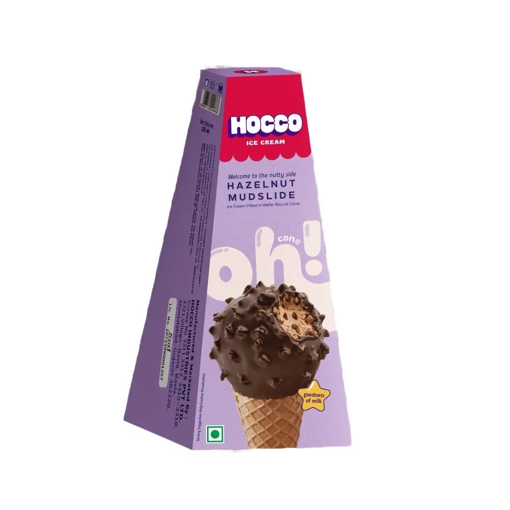 Hocco Hazelnut Mudslide Ice Cream Cone