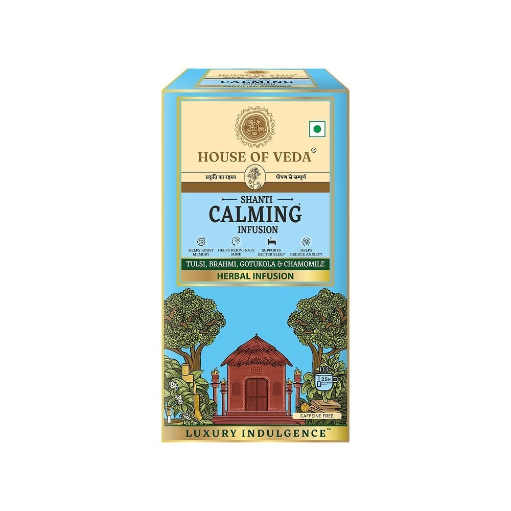 House of Veda Chamomile Calming Infusion Organic Tea Bags