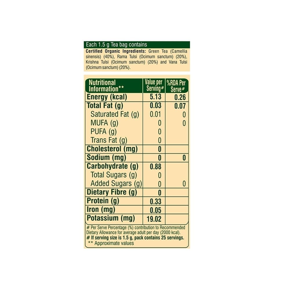 House of Veda Svastham Tulsi Green Tea Bags