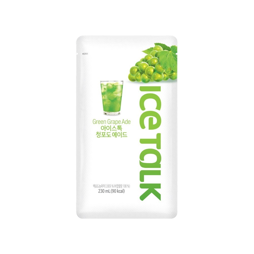 Ice Talk Green Grape Ade Soft Drink
