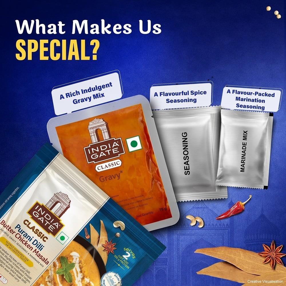 India Gate Classic Butter Chicken Masala - Pack of 2