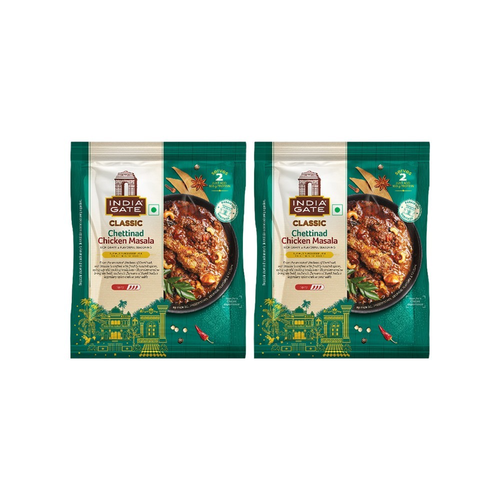 India Gate Classic Chettinad Chicken Masala - Pack of 2