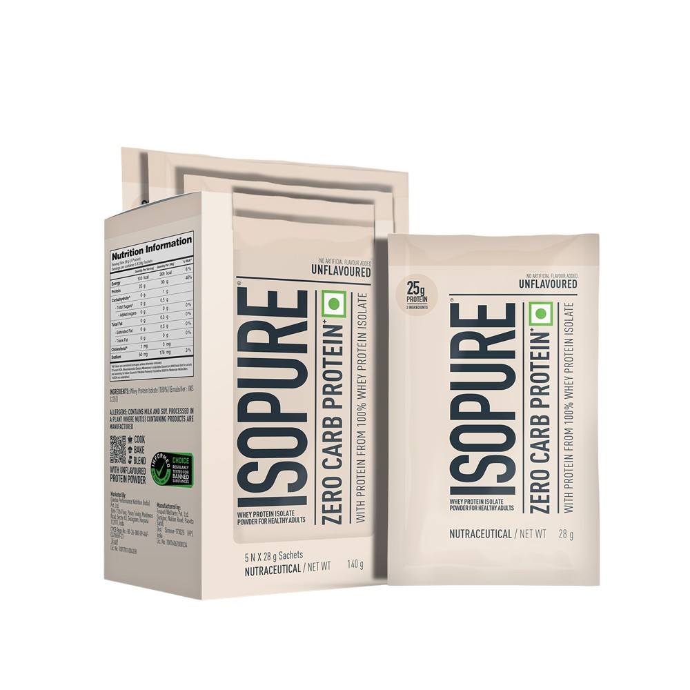 Isopure Isolate Whey Protein Sachets (Unflavored)