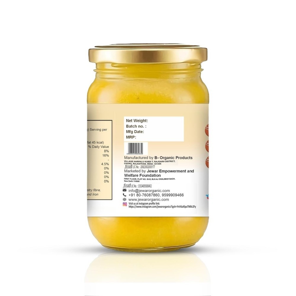 Jewar Pure Desi A2 Gir Cow Ghee (Desi Ghee)