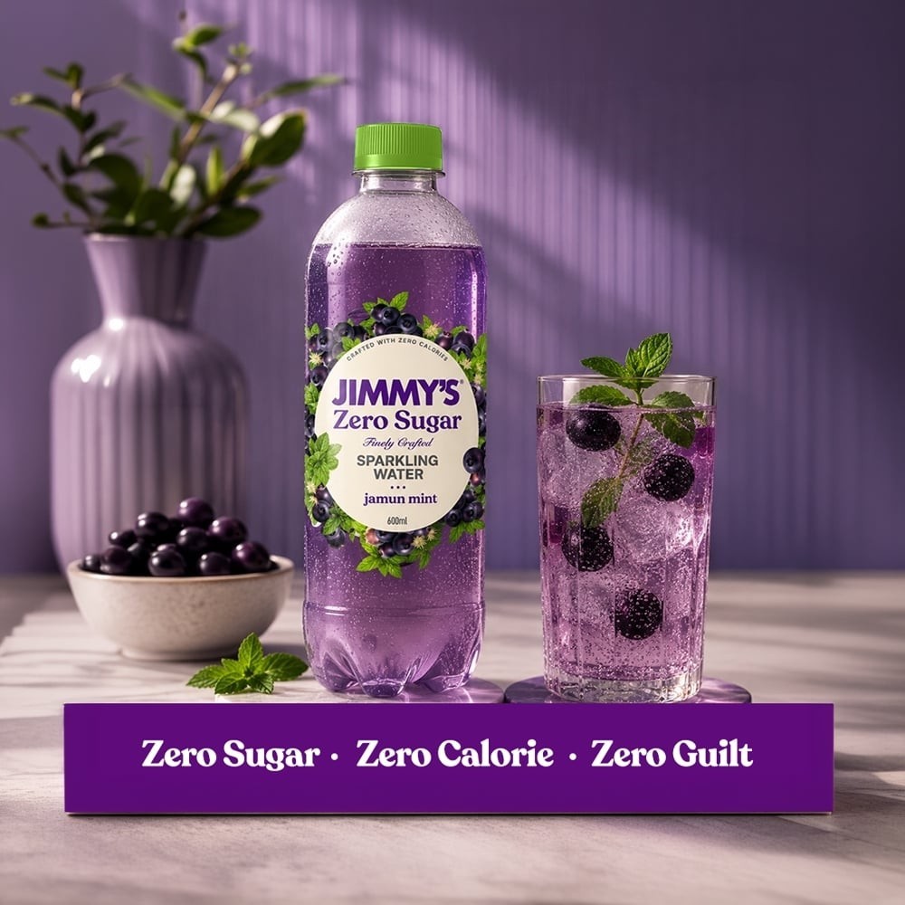 Jimmy's Jamun Mint Zero Sugar Sparkling Drink
