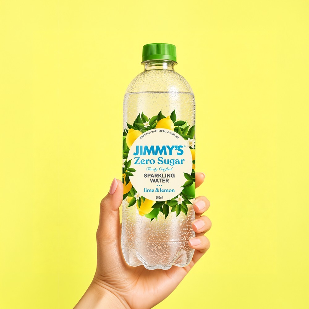 Jimmy's Lime & Lemon Zero Sugar Sparkling Drink