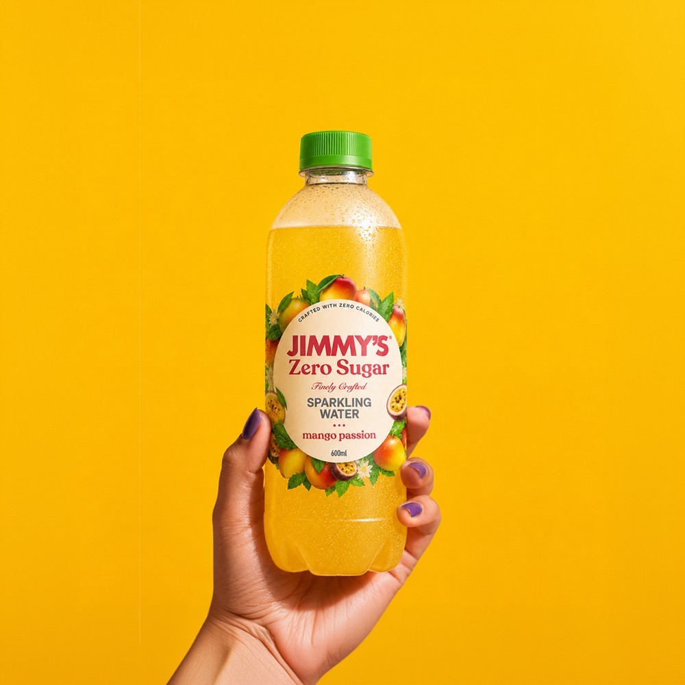 Jimmy's Mango Passion Zero Sugar Sparkling Drink