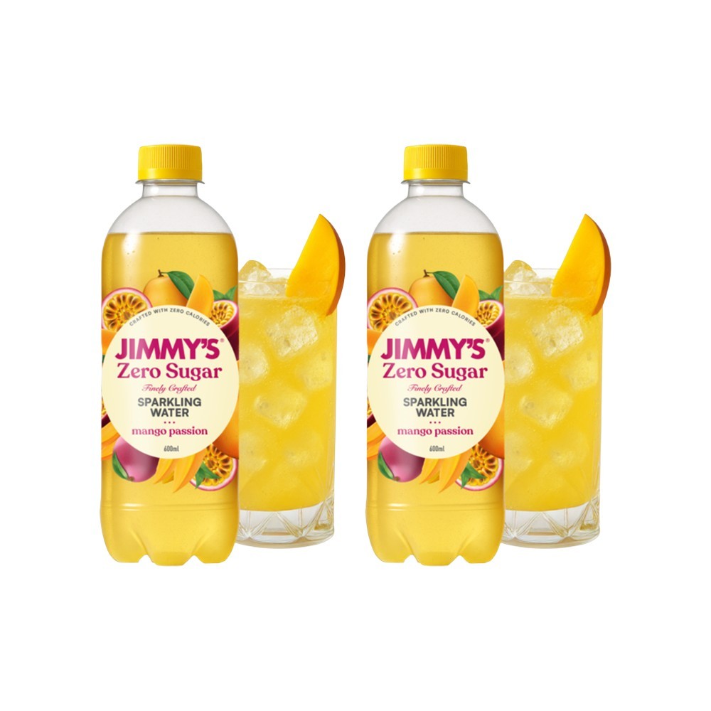 Jimmy's Mango Passion Zero Sugar Sparkling Drink