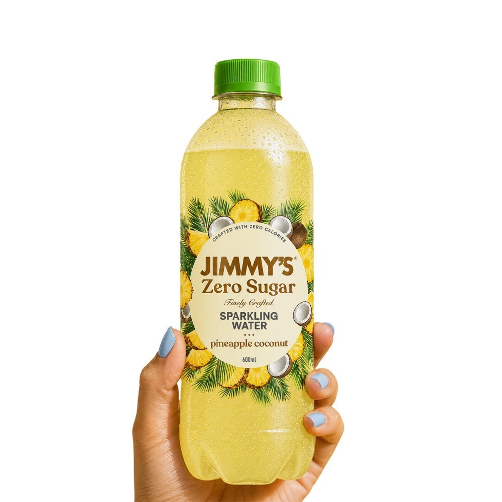 Jimmy's Pineapple Coconut Zero Sugar Sparkling Drink