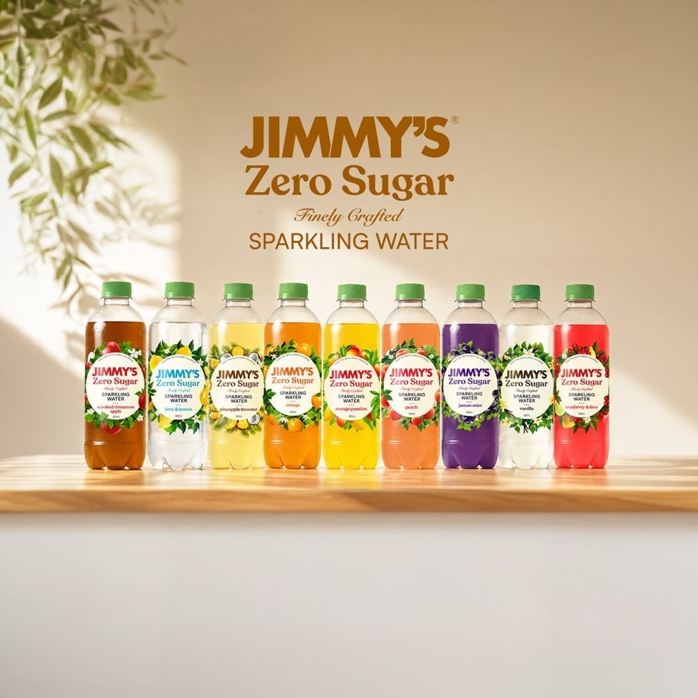 Jimmy's Pineapple Coconut Zero Sugar Sparkling Drink