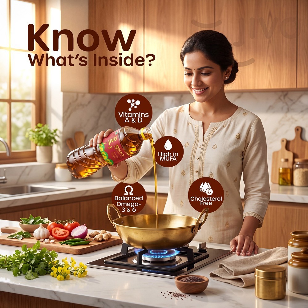 Jivo Kachi Ghani Cold Pressed Mustard Oil