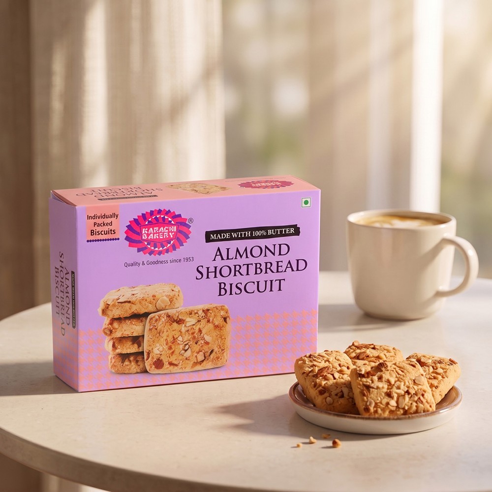 Karachi Bakery Almond Shortbread Biscuit