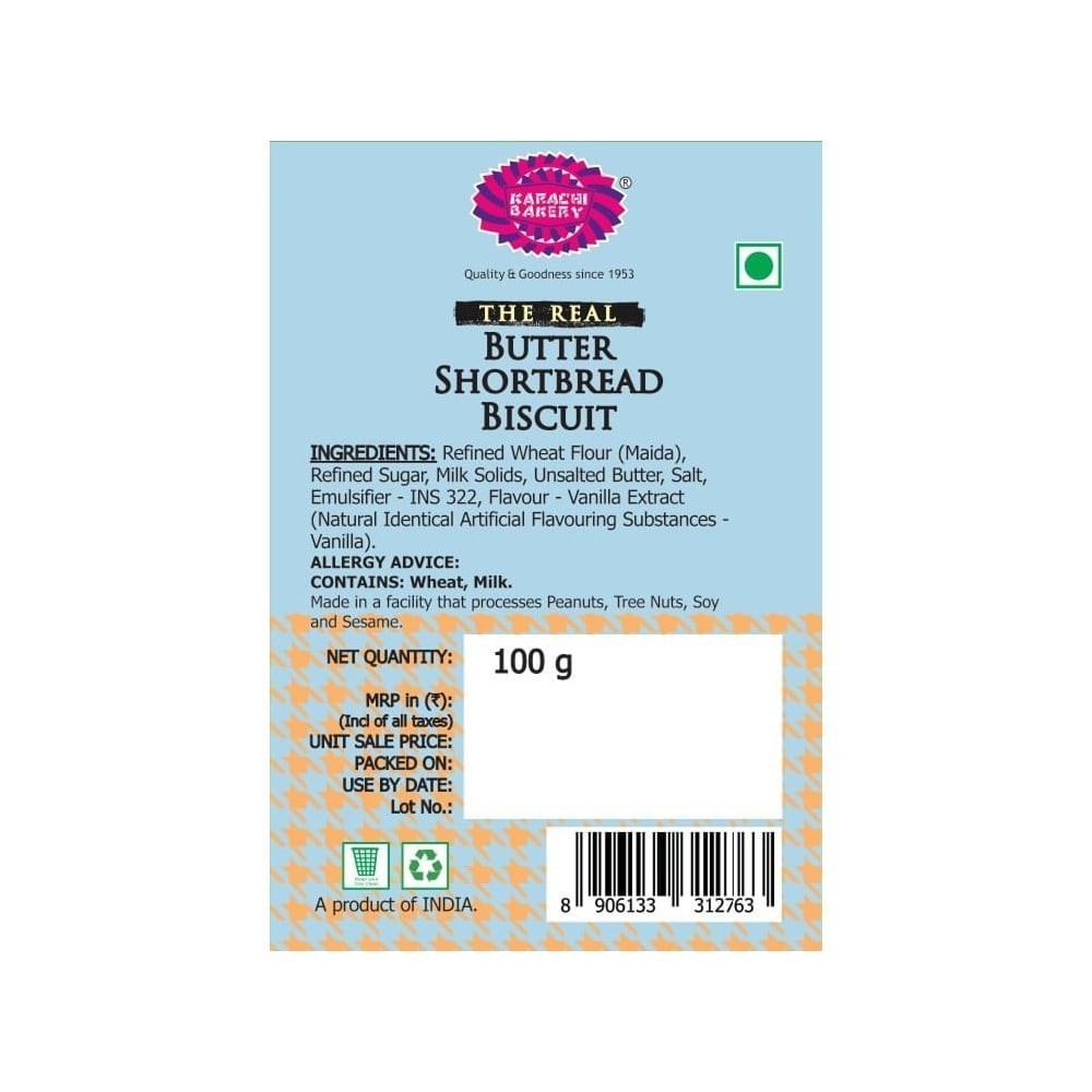 Karachi Bakery Butter Shortbread Biscuit
