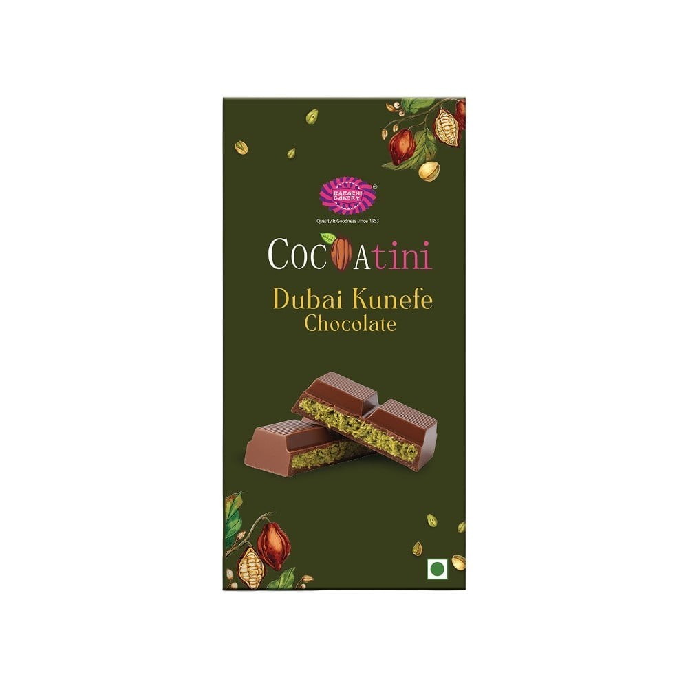 Karachi Bakery Dubai Kunafa Chocolate Bar