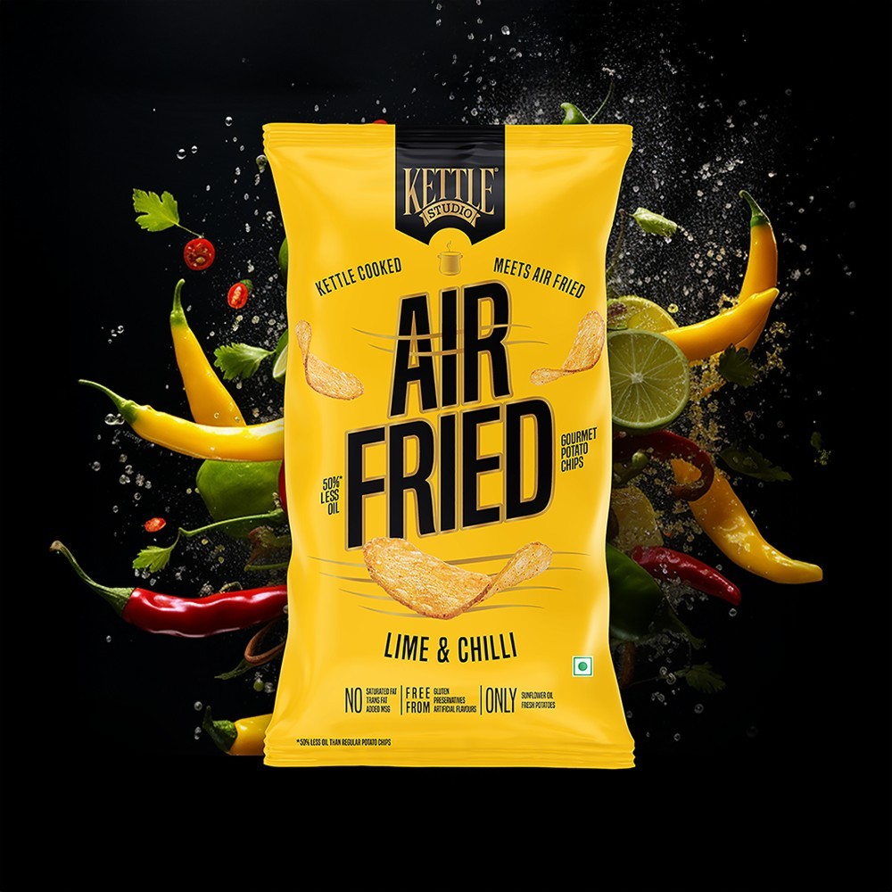 Kettle Studio Air Fried Lime & Chilli Potato Chips