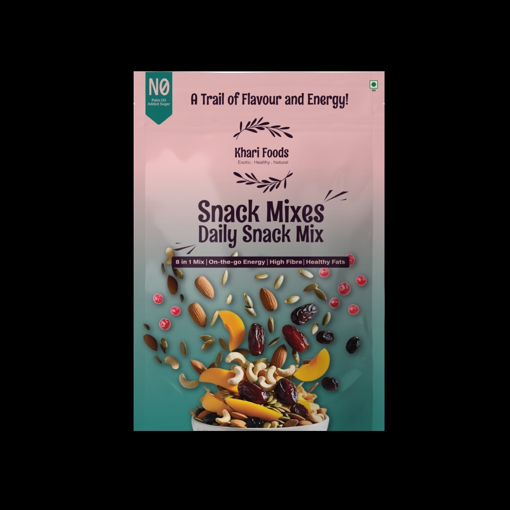 Khari Foods 8-in-1 Premium Dry Fruit Trail Mix